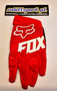 RĘKAWICZKI FOX DIRTPAW KIDS red YXS-YL 