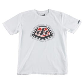 T-SHIRT TLD BADGE white