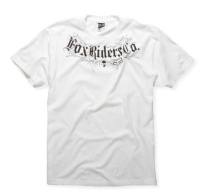 T-SHIRT FOX RIDER rozm.XL white