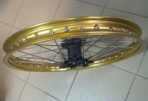 PRZEDNIE KOŁO YAMAHA YZ+F 21x1,60 black/gold