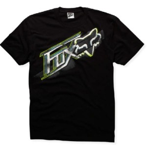 T-SHIRT FOX LINEAR BLOCK black M