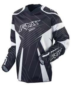 KOSZULKA FOX 360 black pinstripe + Alloy