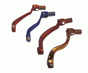 DŹWIGNIA ZMIANY BIEGÓW Tech CRF 250 02-.../450 02-04 alu RED