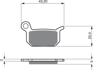 KLOCKI HAMULCOWE PRZÓD/TYŁ SX 50 (02-11)