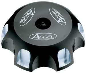 KOREK WLEWU PALIWA ACCEL HONDA CRF black