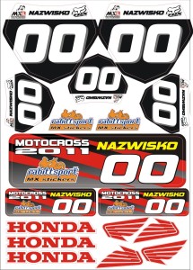 PAKIET NAKLEJEK HONDA