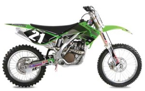 KOMPLET NAKLEJEK TS1 TEAM KIT KAWASAKI NA KX 125/ 250 03-..