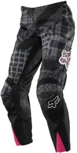 SPODNIE FOX WOMENS 180 ELITE PLAID black/pink roz. 9/10 (82cm w pasie)