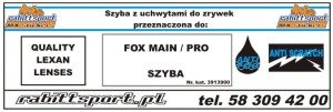 SZYBA DO GOGLI FOX Main / Main clear