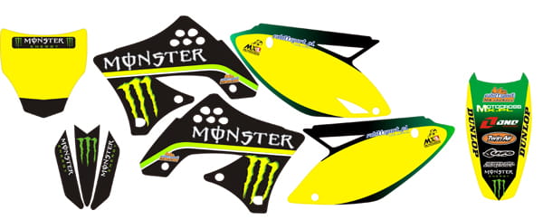 ZESTAW NAKLEJEK R.S. TEAM KXF 450 (2010)