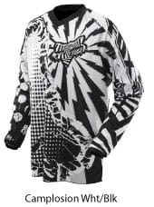 KOSZULKA FOX HC PRINT CAMPLOSION black/white L,XXL