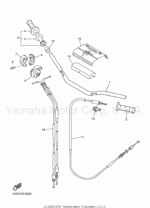 ORYGINALNY ROLGAZ YAMAHA YZF/WRF 4T 98-...