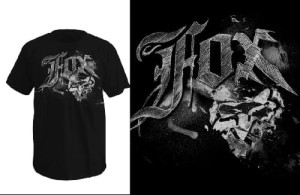 T-SHIRT FOX WRECKAGE black M