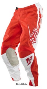 SPODNIE FOX 180 red/white