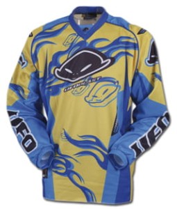 KOSZULKA UFO 30lat yellow/blue