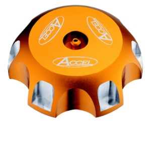KOREK WLEWU PALIWA ACCEL KTM SX+F/EXC (01-06) orange