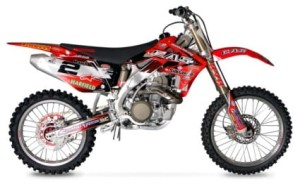 ZESTAW NAKLEJEK NA ZBIORNIK CRF 250 06-08