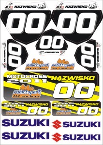 PAKIET NAKLEJEK SUZUKI