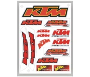 ZESTAW NAKLEJEK KTM