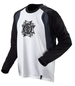 KOSZULKA FOX NOMAD white/black
