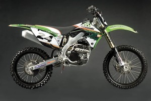 ZESTAW NAKLEJEK RETRO ACCELERATOR TEAM KIT KXF 250 (06-08)